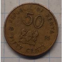 Кения 50 центов 1995г.km28