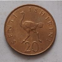 20 центов 1982 г. Танзания