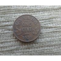 Werty71 Канада 1 цент 1920 Георг 5