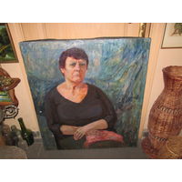 Картина портрет женщины холст,масло. 90х80 см