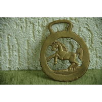 Медаль латунная  для лошадей ( 8 х 9,5 см )