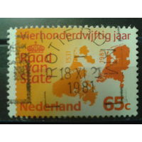 Нидерланды 1981 Карта королевства