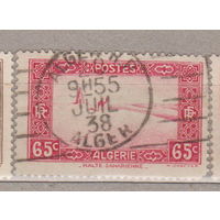 Французские колонии Французский Алжир 1936 год лот 16 Верблюд фауна архитектура 10-я годовщина выпуска алжирских почтовых марок - Сахара