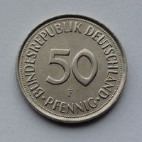Германия 50 пфеннигов. 1990. F
