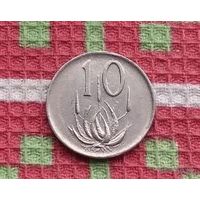 ЮАР 10 центов 1975 года, UNC