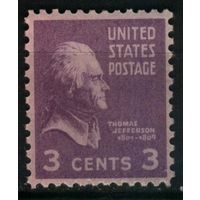США 1938 Mi# 414 SC 807 (MNH**) Президент Thomas Jefferson