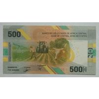 Центральная Африка 500 франков 2020 г.