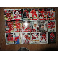 Хоккейные карточки.НХЛ.Detroit Red Wings. 20 разных карт