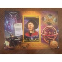 Кот ДИвуар 2012. Николас Коперник (1473-1543). Малый лист.
