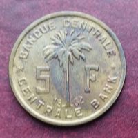 Руанда-Урунди 5 франков, 1952