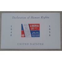 10 лет декларации прав человека, блок Либерии