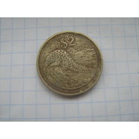 Зимбабве 2 доллара 1997г.km12