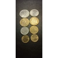 Франция 8 монет одним лотом