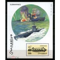 СОМАЛИ 2000 Г. ВОЕННЫЕ КОРАБЛИ - ПОДВОДНАЯ ЛОДКА MNH