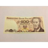 100 злотых 1986 с рубля