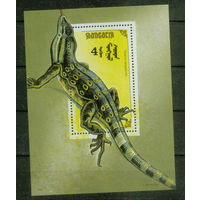 Монголия - 1991 - Рептилии - [Mi. bl. 170] - 1 блок. MNH.  (Лот 206AT)