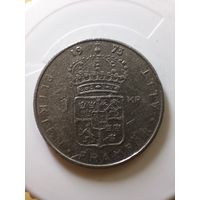 Швеция 1 крона 1973 год
