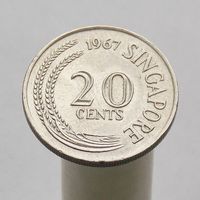 Сингапур 20 центов 1967