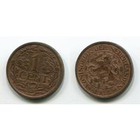 Нидерланды. 1 цент (1914)