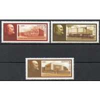 В.И. Ленин (музеи) СССР 1989 год  (6063-6065) серия из 3-х марок