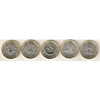 Казахстан набор 100 тенге 2022 Сакский стиль 5 монет