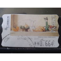 Испания 2004 Автоматная марка Живопись, натюрморт 0,66 евро Михель-1,5 евро гаш