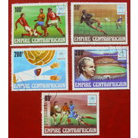 ЦАР. Спорт. Футбол. ( 4 марки ) 1978 года. 2-2.