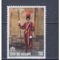 [943] Ватикан 1997. Гвардеец.Униформа. MNH