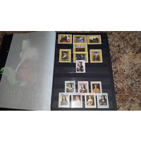 Куба - Живопись культура искусство - марки и блоки Кубы - красивая коллекция марок