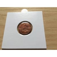 Гамбия 1 бутут 1973 год (в холдере). Одна монета в 1973 году.