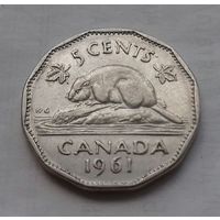 5 центов, Канада 1961 г.