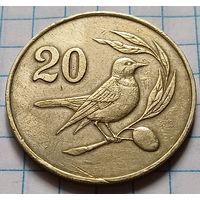 Кипр 20 центов, 1983     ( 1-1-5 )