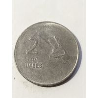 Индия 2 рупии 2007