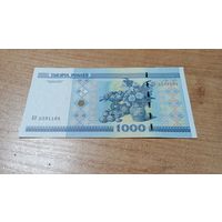 Беларусь 1000 рублей образца 2000 г. серия БЭ с  рубля