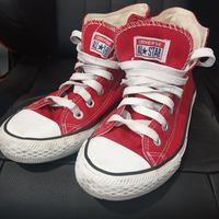 Converse ALL STAR Стильные Красные Кеды Конверсы Обувь
