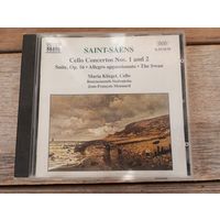 CD - Maria Kliegel (виолончель), Bournemouth Sinfonietta (J.-F. Monnard) - К. Сен-Санс. Концерты для виолончели с оркестром Nos.1 & 2 и др. - Naxos, Germany - 1996 г.