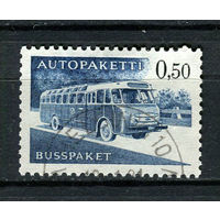 Финляндия - 1963 - Посылочная марка. Автобус 0,5М - [Mi.12ap] - 1 марка. Гашеная.  (Лот 78AB)