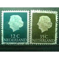 Нидерланды 1954 Королева Юлиана Полная серия