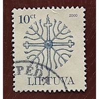 Литва, 1м стандарт, крест гаш.