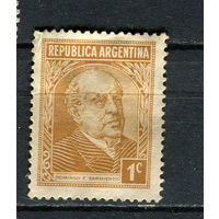 Аргентина - 1935/1946 - Доминго Фаустино Сармьенто 1С - [Mi.400] - 1 марка. Чистая без клея.  (Лот 20BZ)