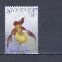 [228] Словения 2007. Флора.Цветок.Орхидея. Гашеная марка.