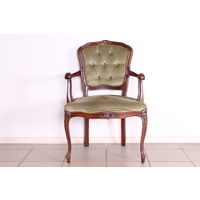 Кресло.Зеленый велюр.Франция.Art-1076.