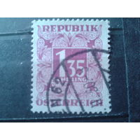 Австрия 1949 Доплатная марка 1,35 шилинга