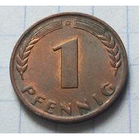 Германия 1 пфенниг, 1967         D           ( 1-7-5 )