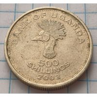 Уганда 500 шиллингов, 2003     ( 2-15-2 )