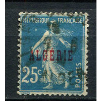 Французский Алжир - 1924/1925 - Надпечатка ALGERIE на 25С - [Mi.10] - 1 марка. Гашеная.  (Лот 64BK)