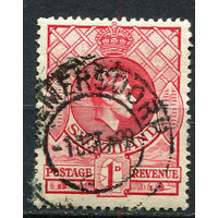 Британский протекторат - Свазиленд - 1938/1954 - Король Георг VI 1Р - [Mi.28A] - 1 марка. Гашеная.  (Лот 62EX)-T25P5