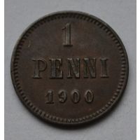 Финляндия 1 пенни, 1900 г.