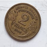 Франция 2 франка, 1940  4-13-13
