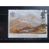 Англия 1994 Горы Шотландии, марка из буклета